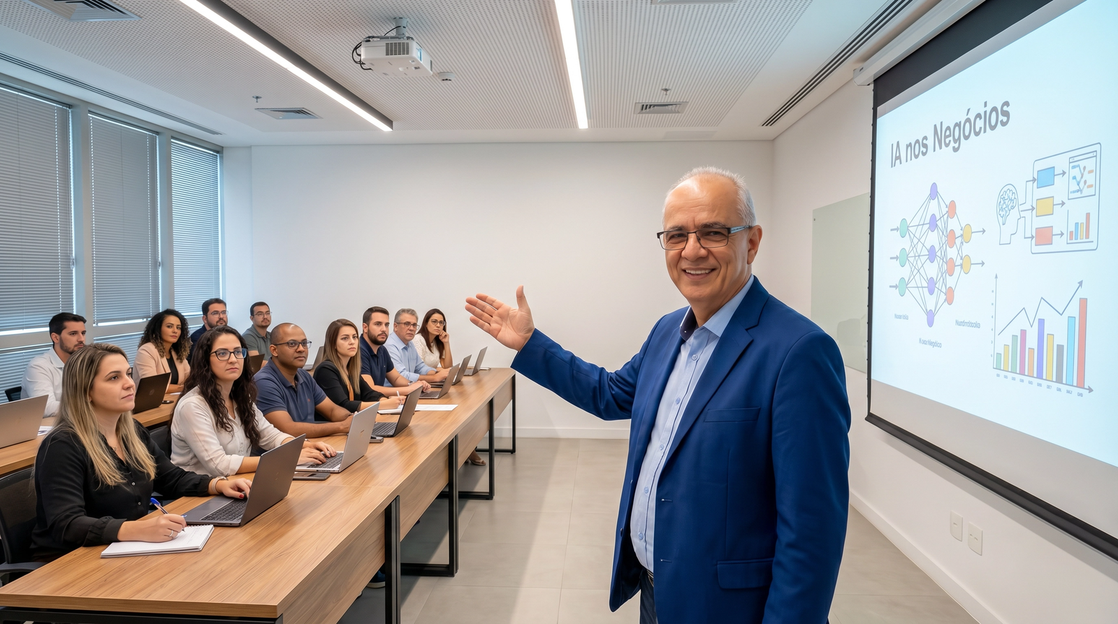 Workshop/Curso - IA Aplicada aos Negócios. Domine a IA para uso no trabalho.
